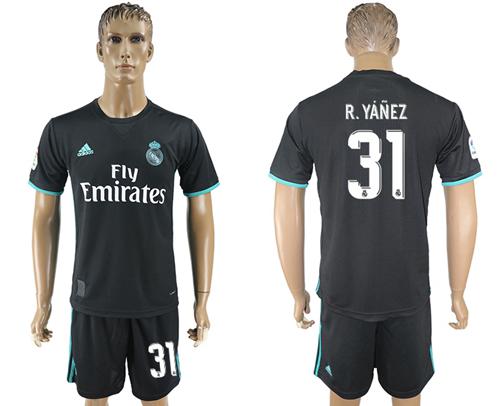 Real Madrid #31 R.Yanez Away Soccer Club Jersey - Click Image to Close